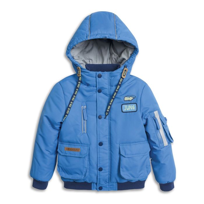 Куртка для мальчиков, рост 116 см, цвет лазурный