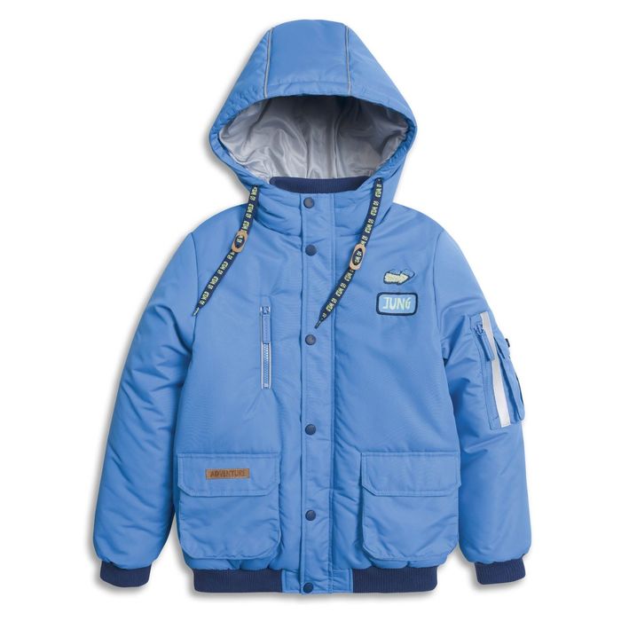 Куртка для мальчиков, рост 134 см, цвет лазурный