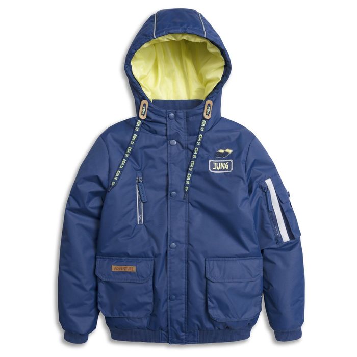 Куртка для мальчиков, рост 158 см, цвет джинс