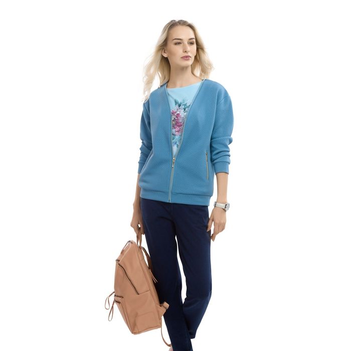 Джемпер женский , размер 44 (S), цвет морская волна