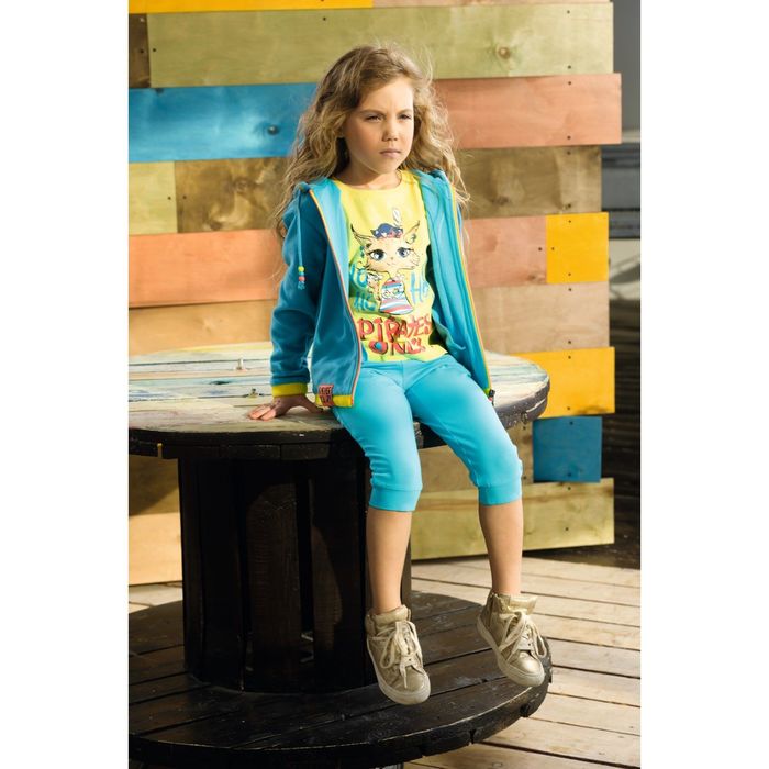 Комплект для девочек, рост 86 см, цвет жёлтый