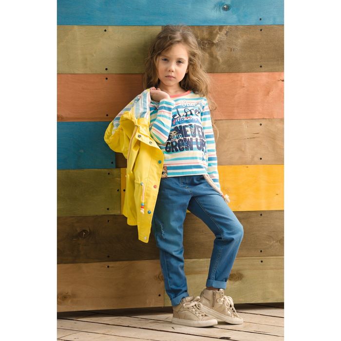 Джемпер для девочек, рост 92 см, цвет голубой