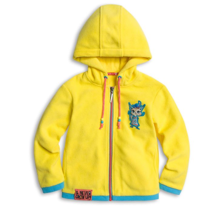 Куртка для девочек, рост 86 см, цвет жёлтый