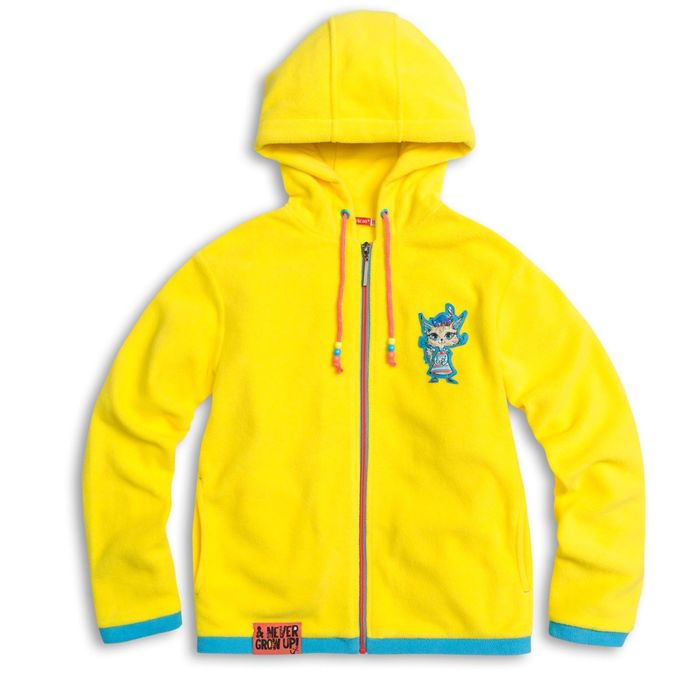 Куртка для девочек, рост 134 см, цвет жёлтый