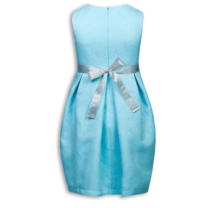 Платье для девочек, рост 122 см, цвет голубой