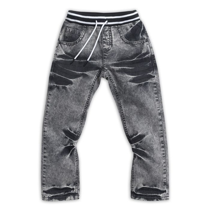 Джинсы для мальчика, рост 98-104 см, цвет серый