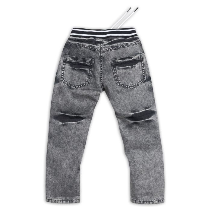 Джинсы для мальчика, рост 98-104 см, цвет серый