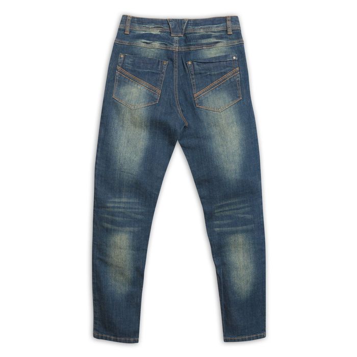 Джинсы для мальчика, рост 128-134 см, цвет охра