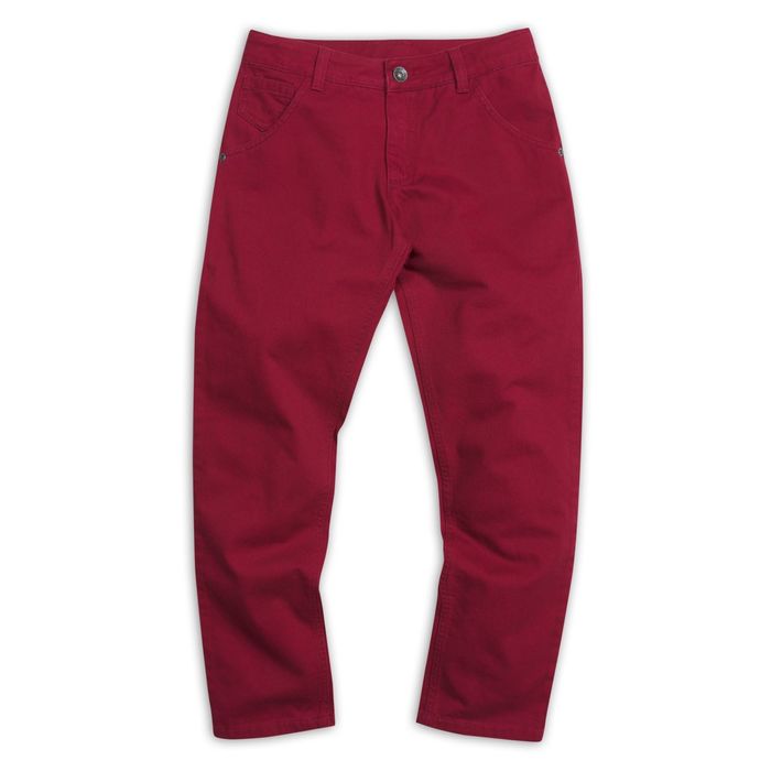 Брюки для мальчиков, рост 146 см, цвет бордовый