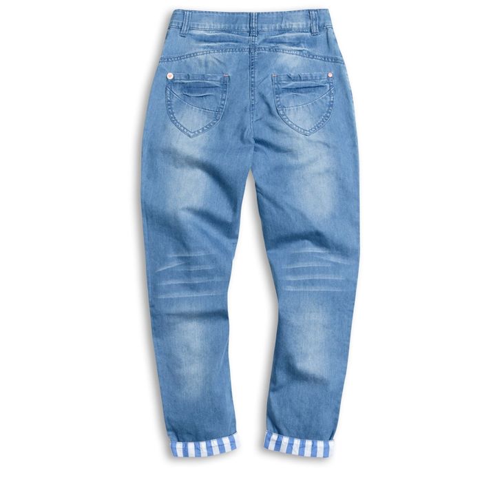 Джинсы для девочки, рост 122-128 см, цвет голубой