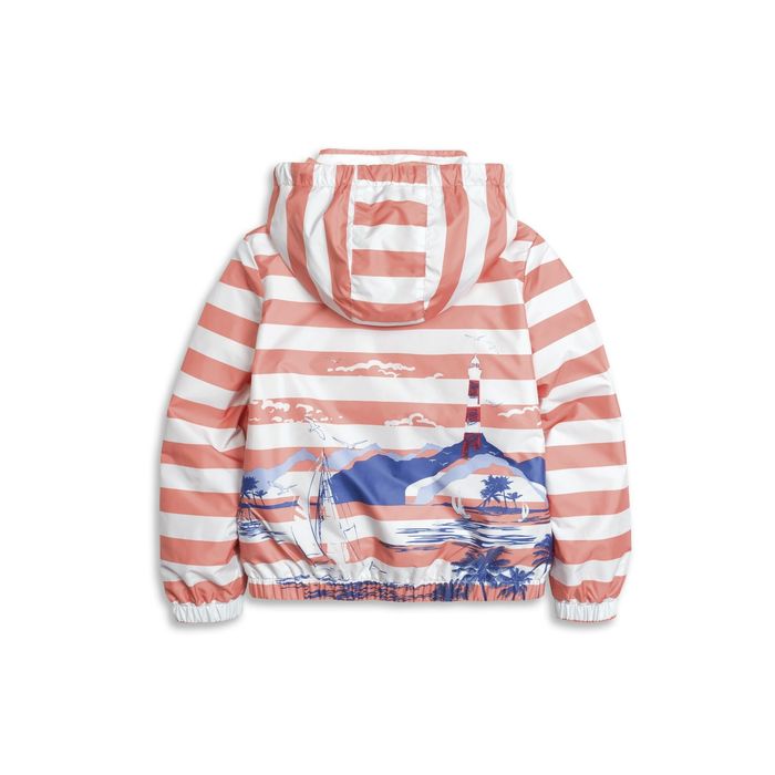 Ветровка для девочек , рост 146 см, цвет персиковый