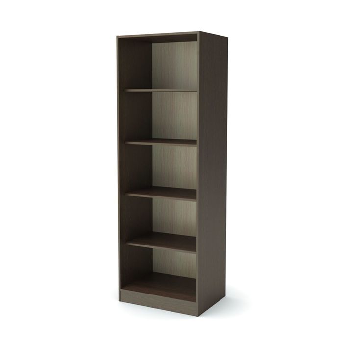 Шкаф 2-х створчатый с полками ЭКО СТИЛЬ 674х516х2000 венге/дуб млечный