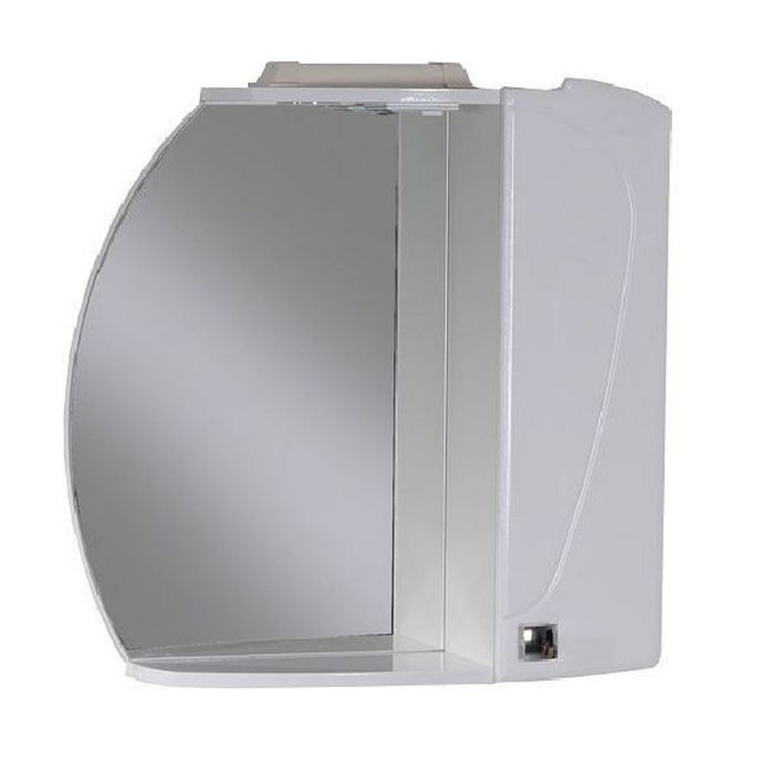 Шкаф зеркальный AQUALIFE "Олива 65", белый