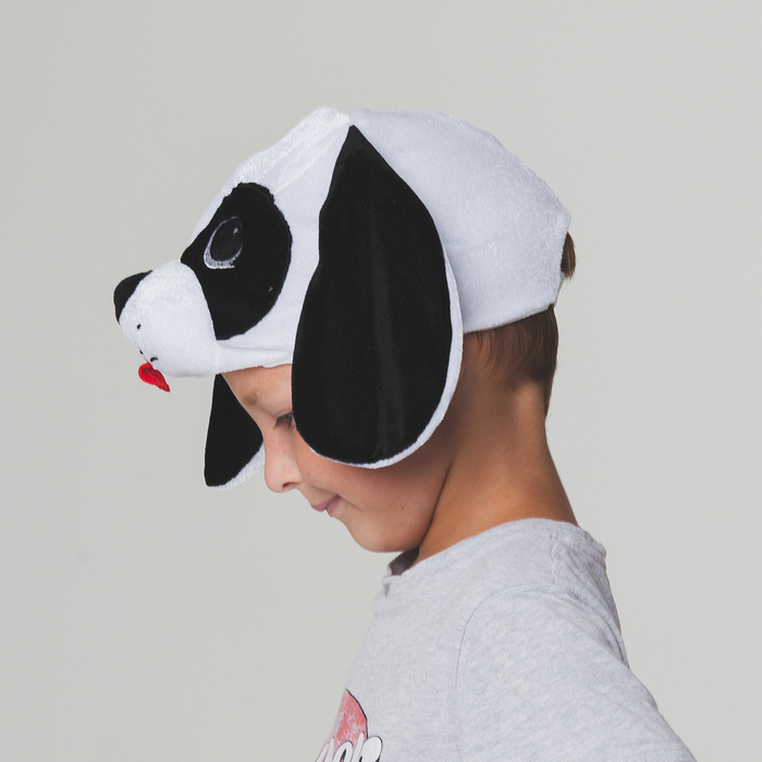 Шапка "Собака далматинец" обхват головы 52-57см