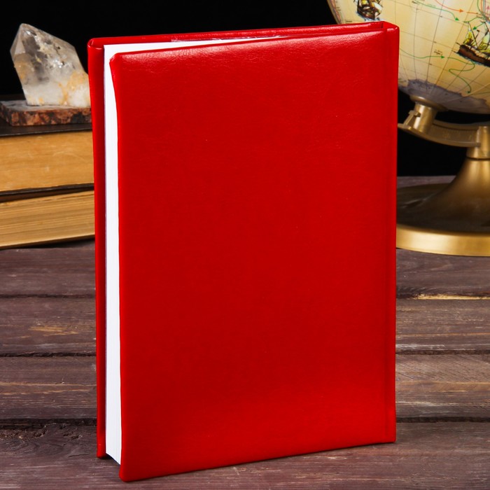 Ежедневник с металлическим элементом "СССР", 160 листов, экокожа