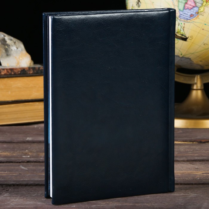 Ежедневник с металлическим элементом "Путь к успеху", 160 листов, экокожа