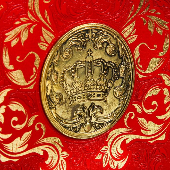 Ежедневник с металлическим элементом "Моя история успеха", 160 листов, экокожа