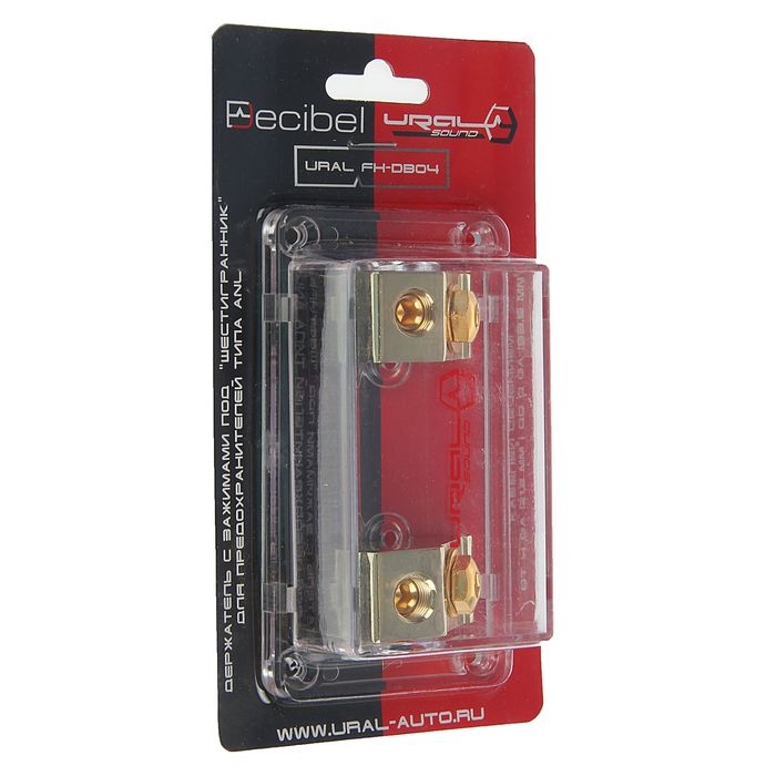 Держатель для предохранителей компрессионный Ural FH-DB04, тип ANL