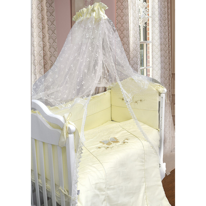 Комплект в кроватку "Абэль" (7 предметов), цвет бежевый 1123