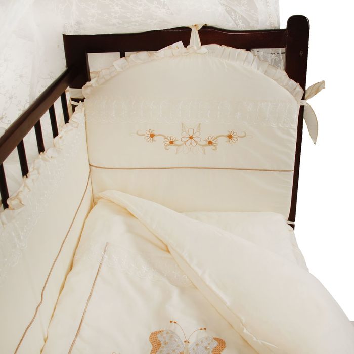 Комплект в кроватку "Абэль" (7 предметов), цвет бежевый 1123