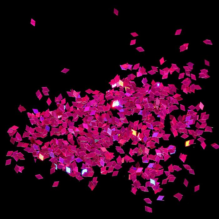 Камифубуки для декора ногтей "Ромбики", цвет малиновый