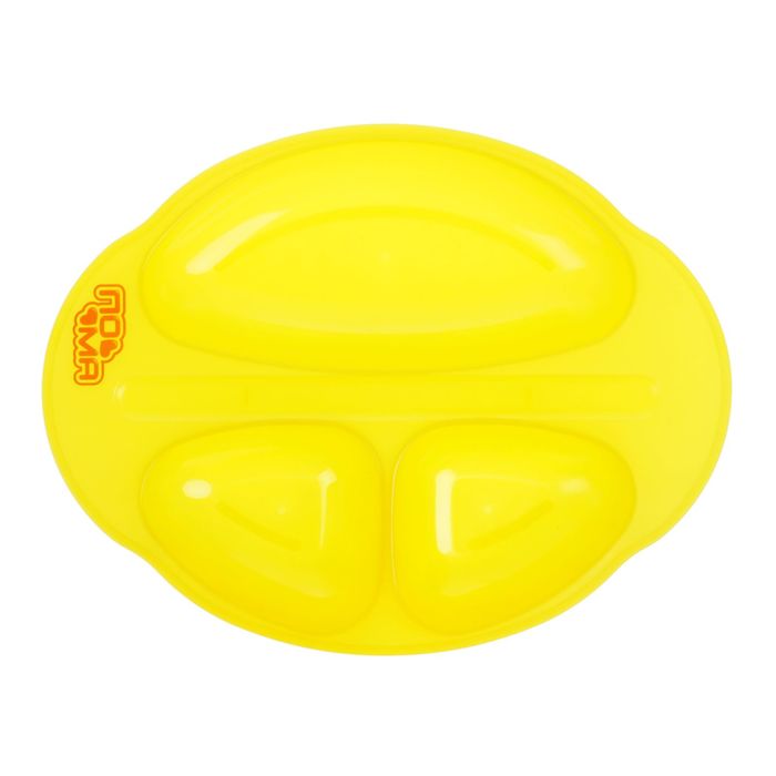 Тарелка детская трёхсекционная, диаметр 24 см, от 6 мес.