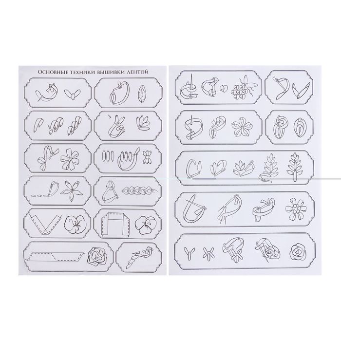 Вышивка лентами - наволочка "Цветы и бабочки" размер 43*43 см