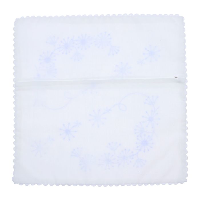 Вышивка лентами - наволочка "Летняя свежесть" размер 43*43 см