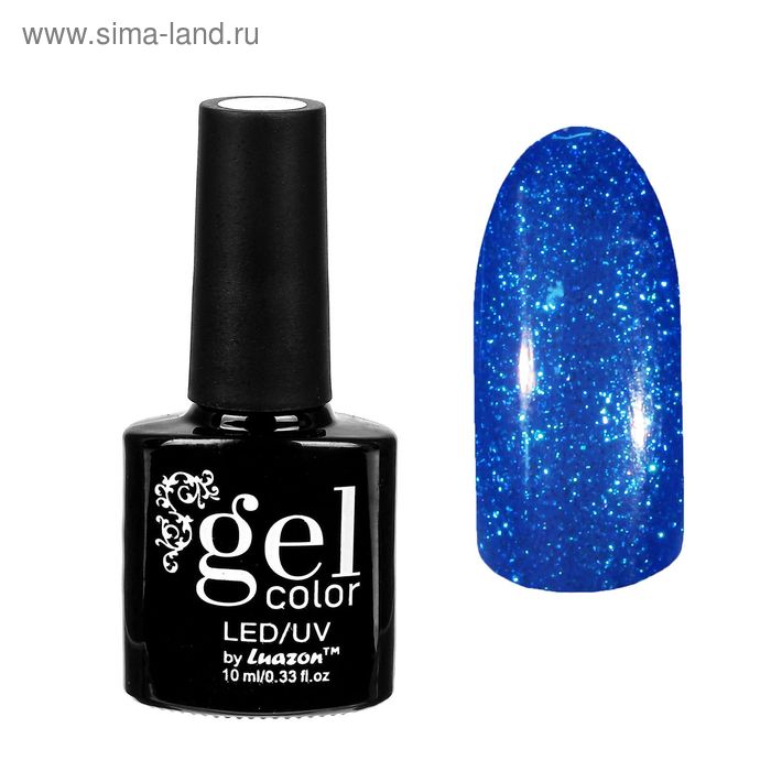 

Гель-лак для ногтей "Горный хрусталь", трёхфазный LED/UV, 10мл, цвет 012 синий