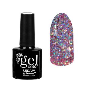 Гель-лак для ногтей Искрящийся бриллиант, трёхфазный LED/UV, 10мл, цвет 007 фиолетовый