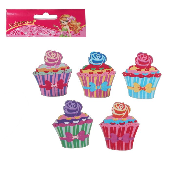 Брошь "Ассорти" пироженка, цвет МИКС