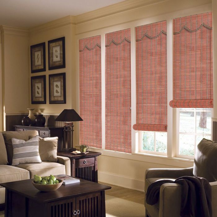 Штора рулонная бамбук 160х60 см