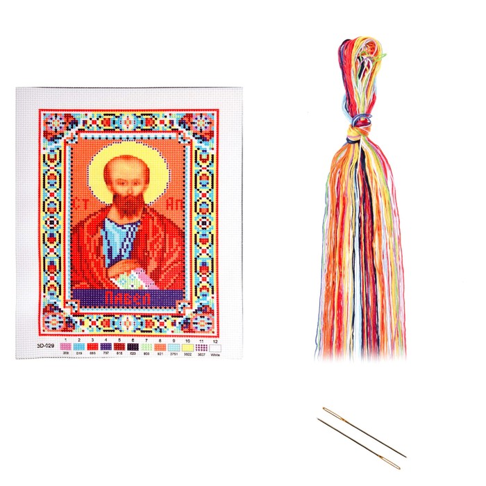 Набор для вышивания крестиком "Святой Апостол Павел" размер основы 21,5*29 см