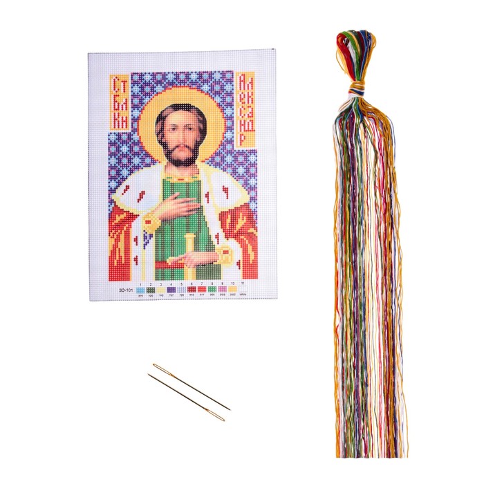 Набор для вышивания крестиком "Святой Благоверный Князь Александр Невский"