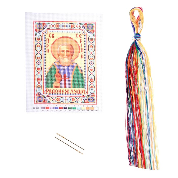 Набор для вышивания крестиком "Святой Преподобный Сергий Радонежский"