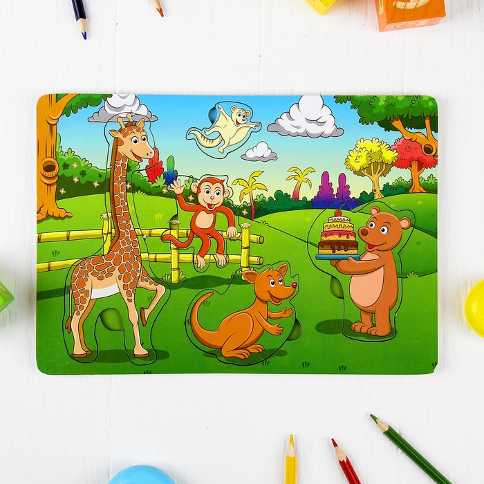 Рамка-вкладыш «День рождения в лесу»