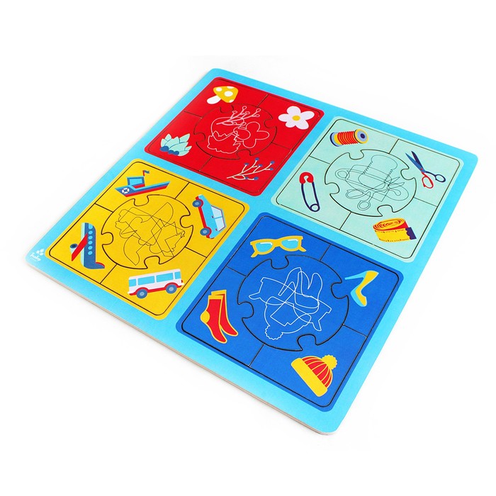 Пазл "Найди силуэт", большой