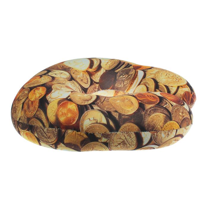 Мягкая подушка-игрушка под шею "Богатство"