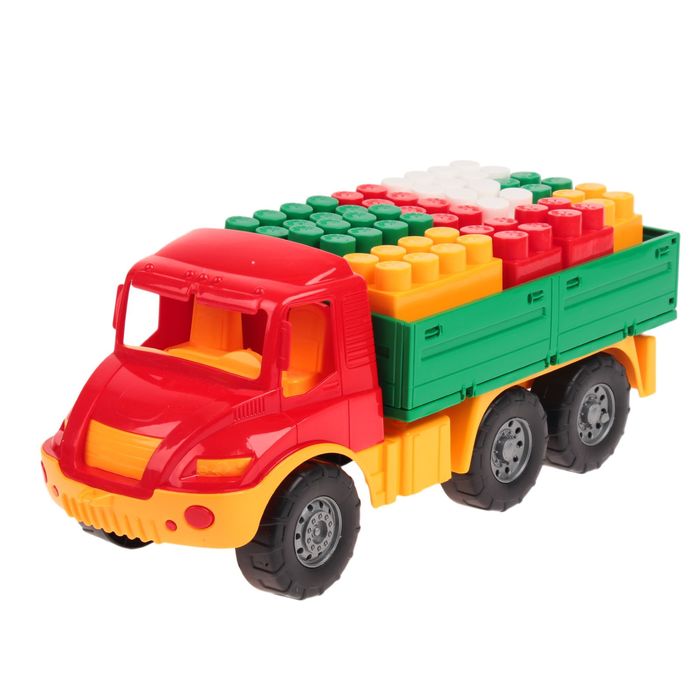 Машина "Атлантис" бортовая №3: машина, конструктор "Беби-Блок", МИКС