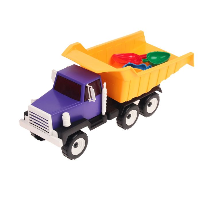 Машина "Урал" классик №2: машина, лопатка, три формочки, МИКС