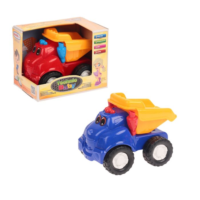 Машина "Смайл" самосвал №4: машинка, МИКС