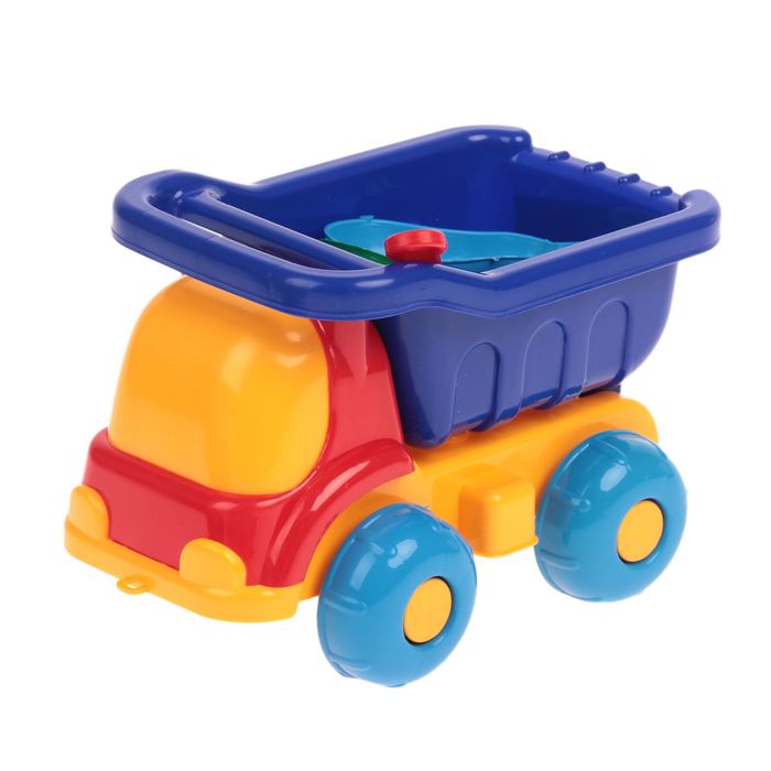 Машина "Пчёлка" №2: машинка, лопатка, формочки, МИКС