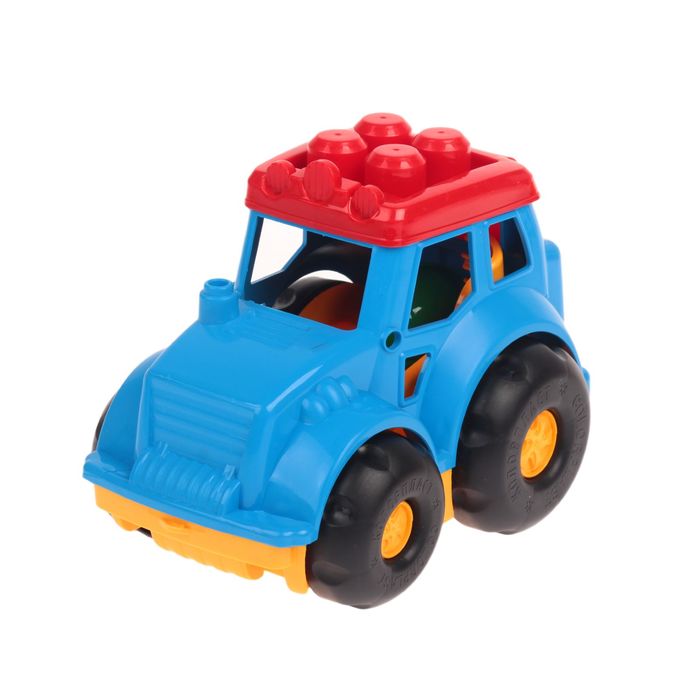 Трактор "Кузнечик" №1: трактор, лопатка и грабельки, МИКС