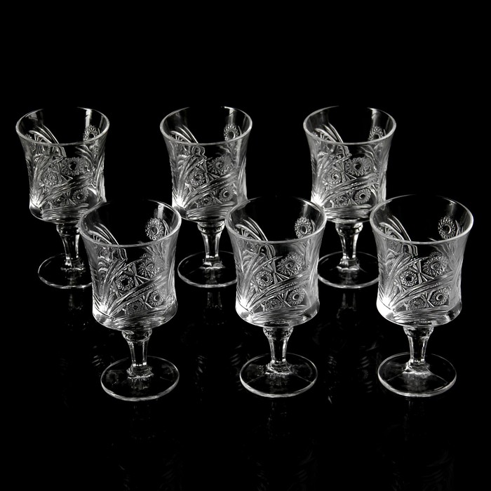 Набор бокалов 250 мл "Лучи солнца", 6 шт