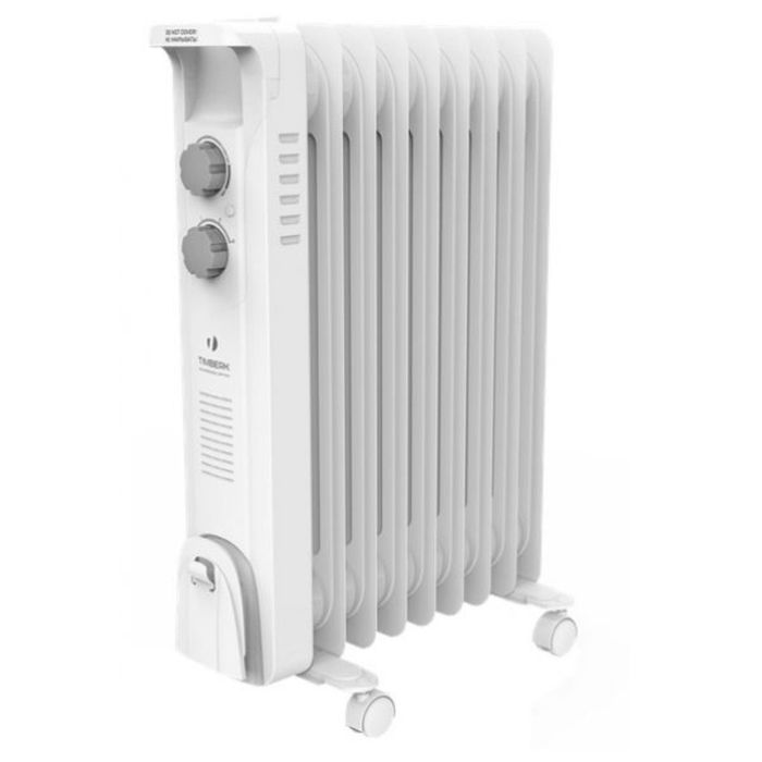 Обогреватель Timberk TOR 21.1507 BC, масляный, 20 кв.м.,1500 Вт, 7 секций, белый