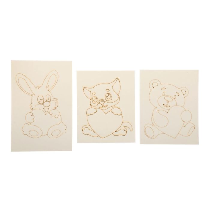 Фреска-магнит из песка "Романтика"