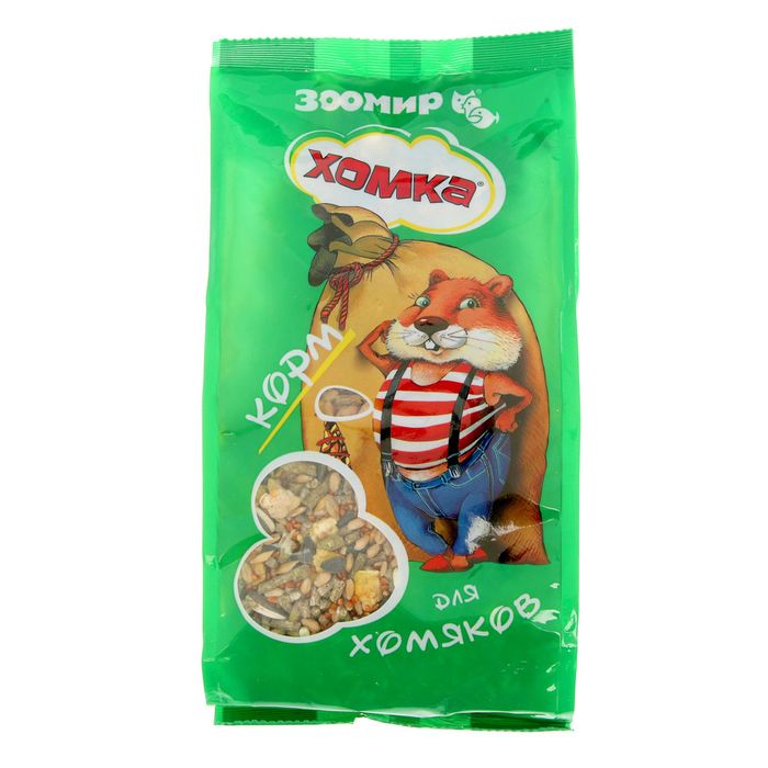 Корм "ЗООМИР Хомка" для мелких грызунов, 800 г