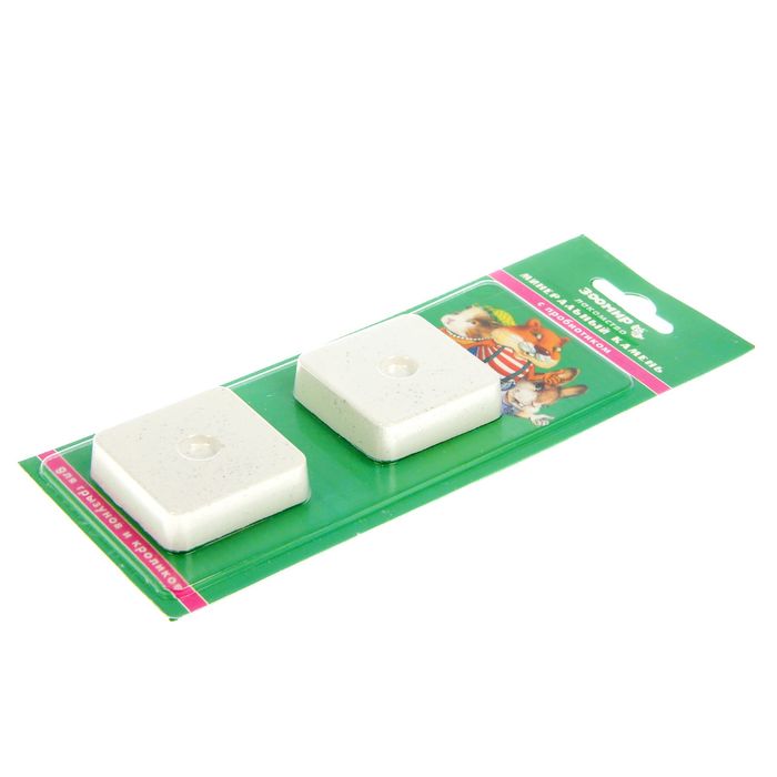 Минеральный камень "ЗООМИР" для грызунов с пробиотиком, 2 шт, 25 г