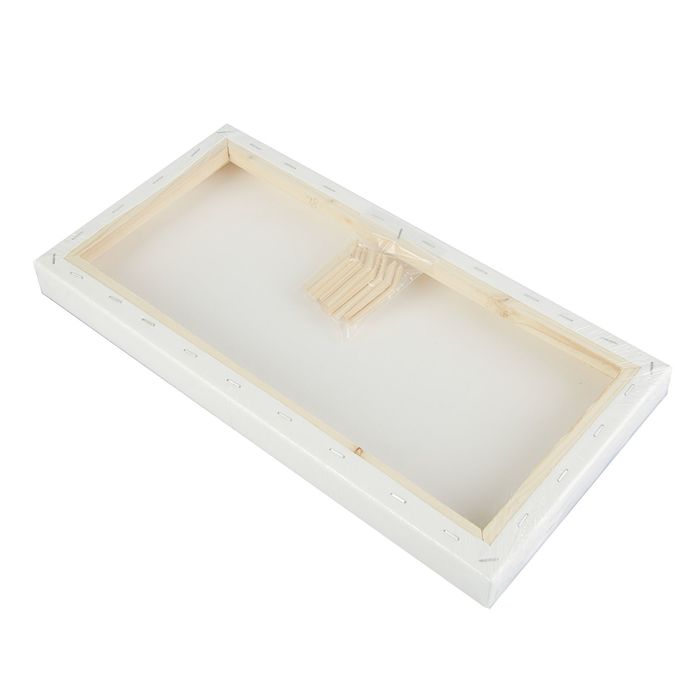 Холст на подрамнике хлопок 100% акриловый грунт 3*20*40 см среднезернистый, 380г/м² 3D-полот Малевичъ 262040