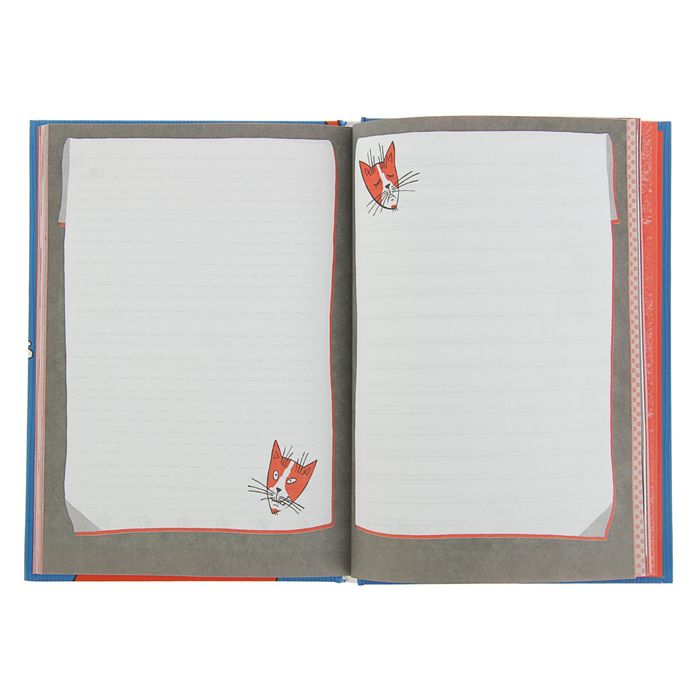 Еженедельник 64 листа "Без кота жизнь не та!", твёрдая обложка, глянцевая ламинация